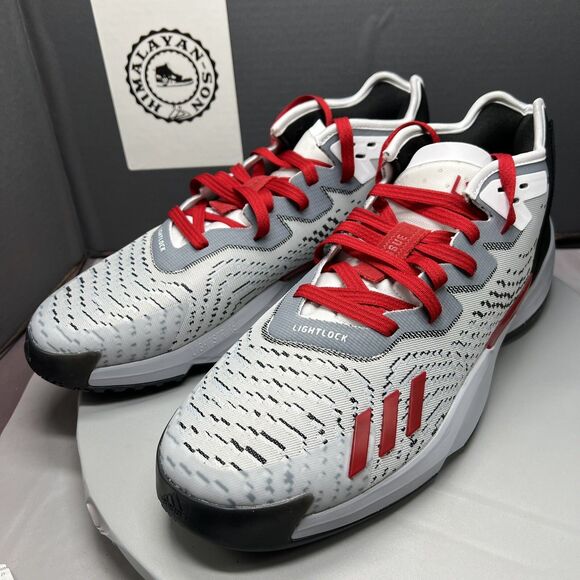 Adidas Don Issue 4 NC State Wolfpack Gray/Red Shoes (GZ9727) Men Size 12.5 NEW main image 13